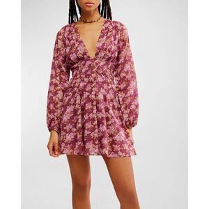 Free People Keep You Cotton Mini Dress Small